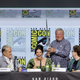 William Shatner and other Masters Of The Universe luminaries at Comic-Con today